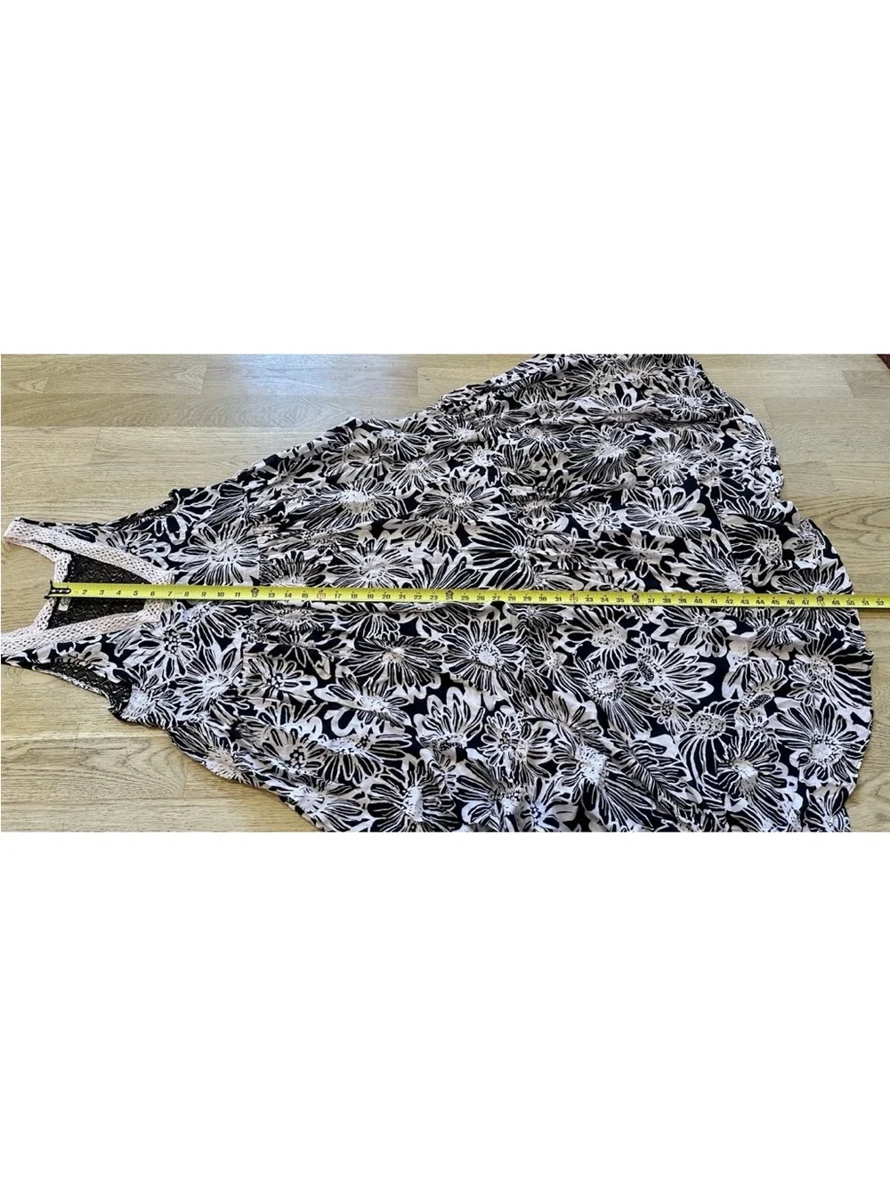 Free People Tiers For You Floral Maxi Dress NWOT Black Pink XS